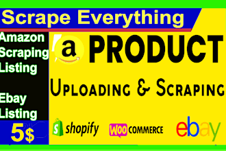amazon scraping, product scraping, ebay scraping, web scraper