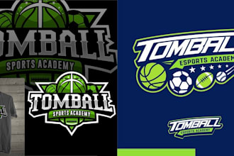 create professional logo for your sports team, tournament, league, and event
