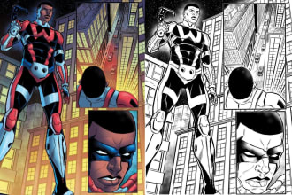 color illustration linearts, amazing comics, digital artworks, manga or webtoons