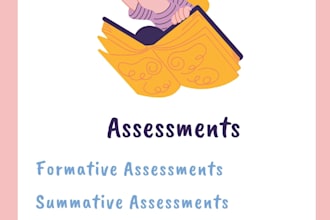 craft science assessments, quizzes, worksheets for grades 3 to 8