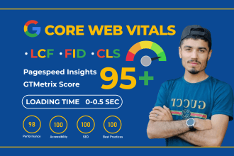 fix core web vitals improve pagespeed insights gtmetrix