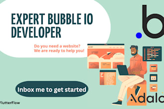be app developer on bubble io flutterflow adalo bubble saas bubble mvp website