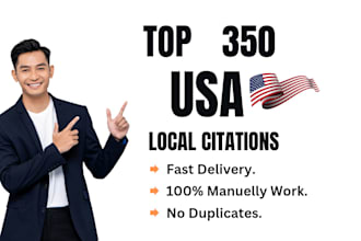build top USA local citations for local SEO