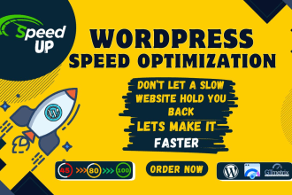 do wordpress speed optimization to speed up your website
