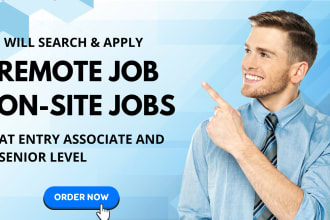 be your virtual assistant for job search and job apply remote, hybrid, onsite