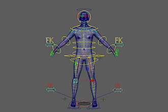 make high quality 3d models, vr chart, rigging and animation