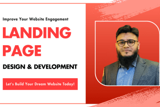 build an attractive wordpress landing page or squeeze page