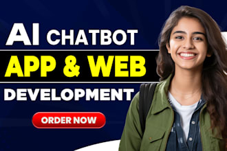do ai mobile app development, ai website, ai saas app, ai chatbot, ai developer