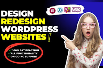 design affordable wordpress website or blog webiste