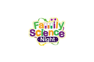 design children science event logo