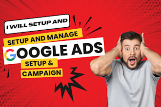setup and manage google ads adwords ppc campaigns