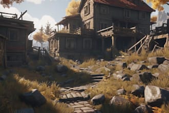make realistic game environment in unity and unreal engine