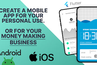 create a custom android and IOS app