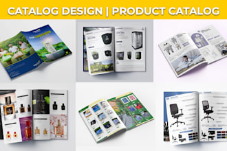 design product catalog, sell sheet, lookbook, catalogue, magazine design