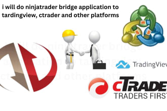 do ninjatrader bridge application to tardingview, ctrader and other platforms