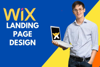 wix landing page designer and copy wix website in 1 day