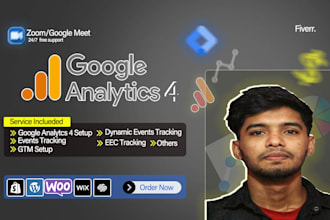 setup google analytics 4 ecommerce tracking, facebook pixel server side tracking