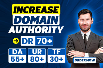 increase domain authority ahrefs dr domain authority da tf using SEO backlinks