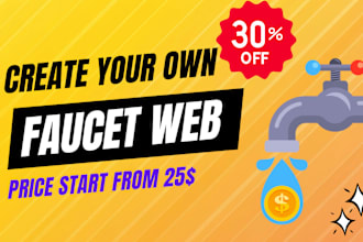 create your own faucet crypto