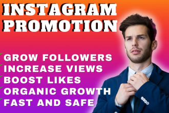do super fast organic instagram promotion to grow following
