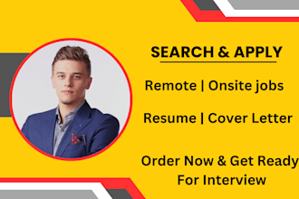 search and apply for remote or onsite jobs that match your skills