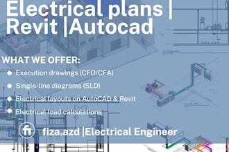 design electrical drawing using autocad and revit
