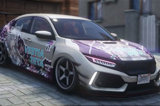 design custom livery for fivem ems, police , sports vehicles