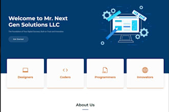 design and develop websites for you
