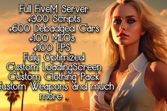 create the newest fivem server with the best scripts