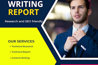 do technical report and content writing
