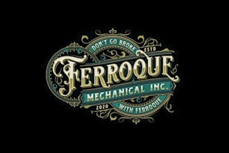 provide professional steampunk logo and any graphics design