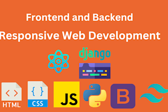 do web development, frontend and backend website development