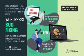 fix wordpress bug php database error and customization