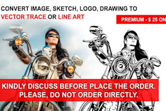 do manual vector trace, redesign, recolor, fix, vectorize your logo