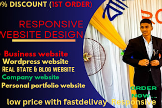 devlope best website for business portfolio  company website full responsive