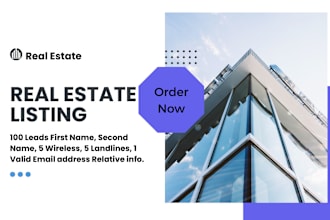 provide real estate skip tracing leads