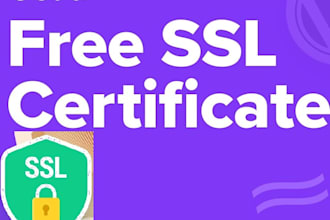 install free lets encrypt SSL on website and domain