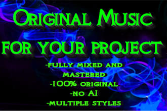 compose original music for your game or film, various genres
