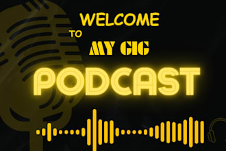 be your podcast editor and social media manager