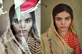 restore damaged photos and enhance image quality