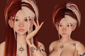 create vrchat avatar vr character furry avatar vrc fursona nsfw vr chat avatar