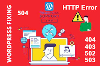 do fix website http errors such as 403, 502, 503, and 504