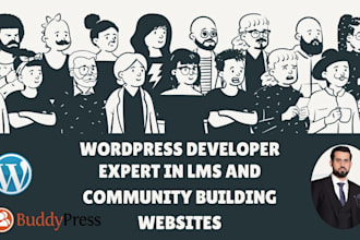 build your wordpress site with buddyboss or lms integration