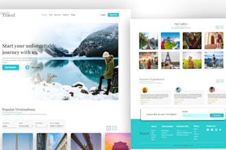 professional landing page and web design high converting UI UX
