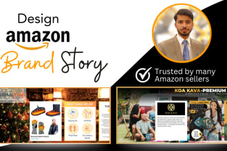 design eye catching amazon brand story