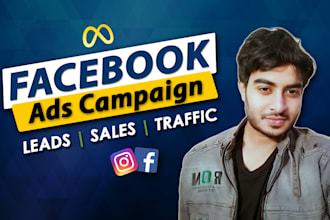 setup facebook ads campaign, fb advertising  for leads and sales
