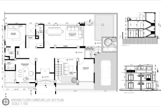 make architectural floor plans and raster in autocad