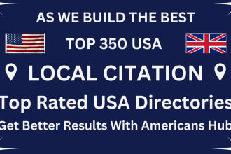 provide 60 USA local citation or directory submission