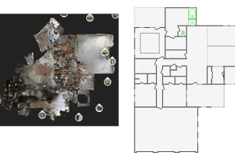 create xactimate interior sketch via corrupted matterport