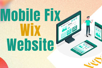 do wix fix in mobile version screen size